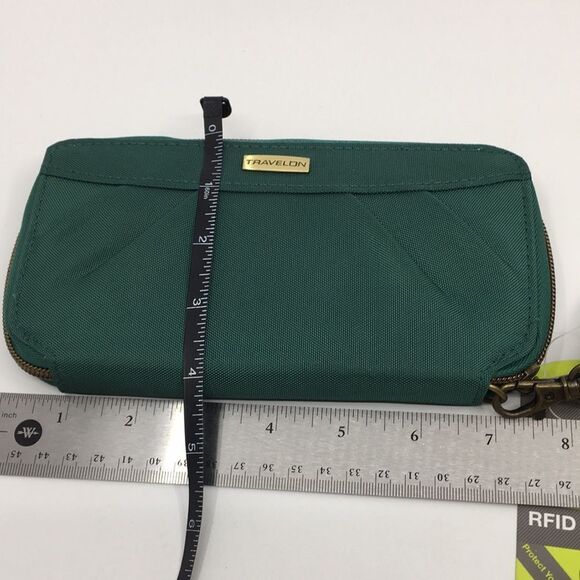 Travelon Nylon Zip Around Long Wallet RFID Protected - Picture 13 of 16